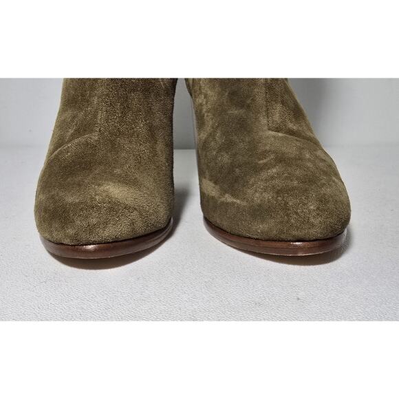 Rag & Bone Classic Newbury Bootie in Olive Green Suede Sz US 11 / EU 41 - Picture 3 of 9